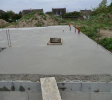 Dalle coul&eacute;e aujourd'hui