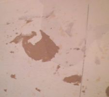 Mur apres avoir retiré papier peint