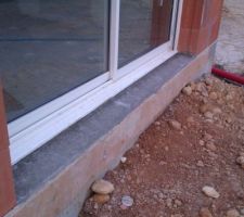 Seuil baie vitr&eacute;e