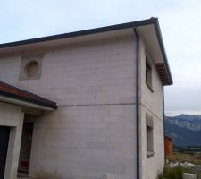 Nos belles gouttières en alu gris anthracite !