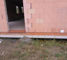 Bas de porte du porte fenêtre