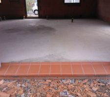 Bas de porte de la baie vitrée