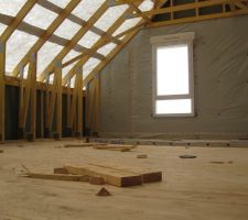 Vue sur notre future "suite" parentale