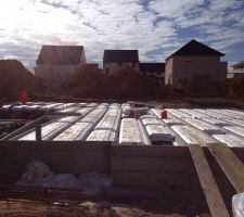 Installation de l'isolant