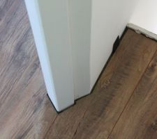 Parquet fait en 2 jours - merci à mes parents pour leur aide