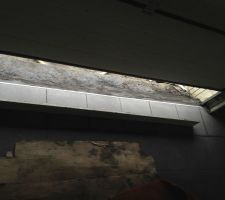 Baguette de finition du garage