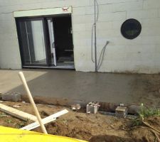 Dalle finie de la terrasse !