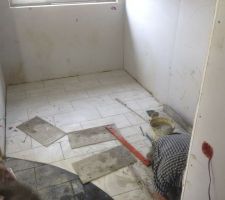 Carrelage du coin jeu