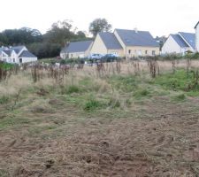 Sur le terrain - vue sud-ouest