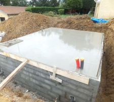 Dalle du garage