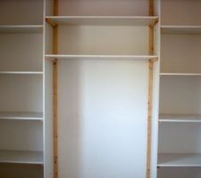 Création des aménagements de placard fait maison.