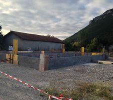 Coffrage vide sanitaire termin&eacute;