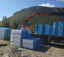 Livraison hourdis polystyrene