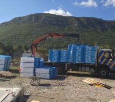 Livraison hourdis polystyrene
