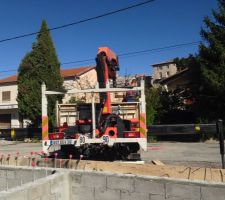 Livraison poutrelles