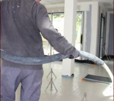 La chape liquide du plancher chauffant