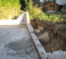 &eacute;l&eacute;vation mur RDC