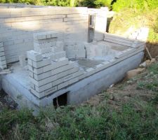 &eacute;l&eacute;vation mur RDC (c&ocirc;t&eacute; garage)