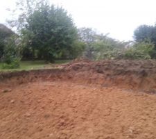 Terrasement sur 60 cm
