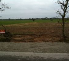 Acc&egrave;s au terrain depuis la route (Il n'y en avait pas avant)