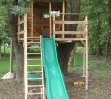 Enfin la cabane , manque queques finitions !!!!