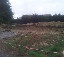 D&eacute;but du terrassement