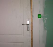 Pendant la porte ouverte