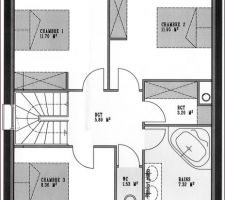 Plan de l'étage