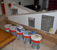 Nos achats du jour chez Castorama!! ( merci les -15% de la carte pour déménagement)
