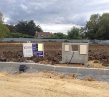 Permis pos&eacute; sur le terrain !