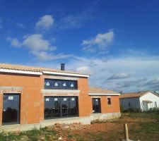 Cheminée posée