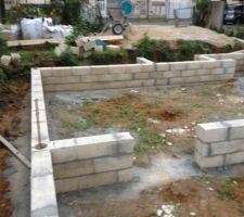 Montage parpaing vide sanitaire