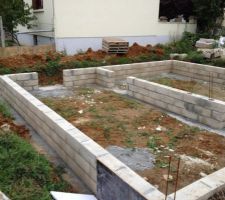 Montage parpaing vide sanitaire