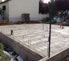 Montage dalle vide sanitaire