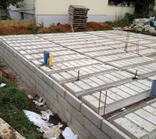 Montage dalle vide sanitaire