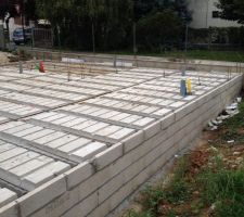 Montage dalle vide sanitaire