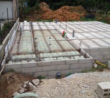 Montage dalle vide sanitaire