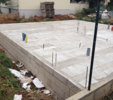 Montage dalle vide sanitaire