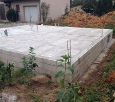 Montage dalle vide sanitaire