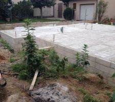 Montage dalle vide sanitaire