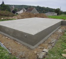 Pose de l'enduit hydrofuge