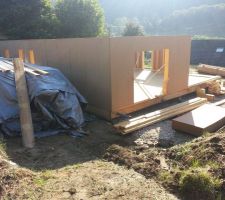 Montage des murs : fin du jour 3