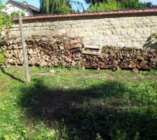 D&eacute;but du tas de bois