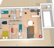 La maison vue du Nord