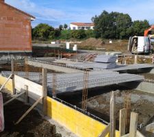 Poutrelles précontraintes béton