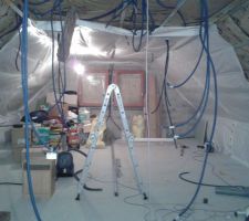 Ammenagement des combles en cours