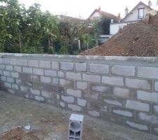Commencement du VS, mur fini