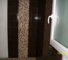 Pose de la douche a l'italienne