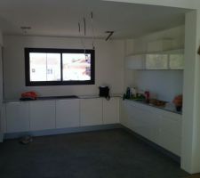 Pose cuisine termin&eacute;e