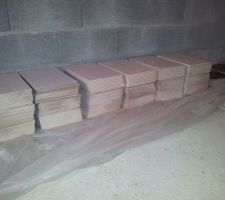 Livraison de la faïence de la salle de bain